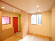 恬靜自然的日式風格160平米別墅玄關(guān)裝修效果圖