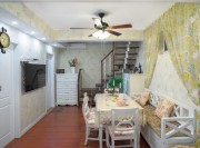 恬靜樸實的田園風(fēng)格120平米復(fù)式客廳樓梯裝修效果圖 恬靜樸實的田園風(fēng)格120平米復(fù)式客廳樓梯裝修效果圖