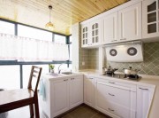 清新的地中海風(fēng)格90平米小復(fù)式廚房裝修效果圖 清新的地中海風(fēng)格90平米小復(fù)式廚房裝修效果圖