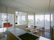 和式簡(jiǎn)潔日式風(fēng)格160平米別墅餐廳吊頂裝修效果圖