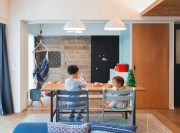 休閑清新日式風(fēng)格80平米公寓餐廳背景墻裝修效果圖 休閑清新日式風(fēng)格80平米公寓餐廳背景墻裝修效果圖