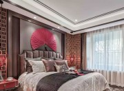 特色東南亞風格120平米復(fù)式臥室窗戶裝修效果圖