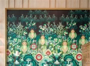 多彩的東南亞風(fēng)格一居室書房背景墻裝修效果圖