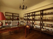 金碧輝煌中式風(fēng)格300平米別墅書房吊頂裝修效果圖 金碧輝煌中式風(fēng)格300平米別墅書房吊頂裝修效果圖