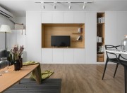 簡單舒適的北歐風格90平米復式電視背景墻裝修效果圖 簡單舒適的北歐風格90平米復式電視背景墻裝修效果圖