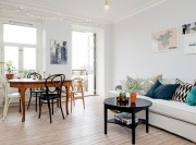 鄉(xiāng)村歐式風(fēng)格60平米一居室客廳背景墻裝修效果圖