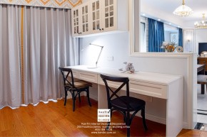 獅山原著美式風(fēng)格復(fù)式書房裝修實(shí)景案例