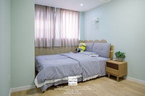 榮域花園現(xiàn)代簡約三居室兒童房裝修實(shí)景案例