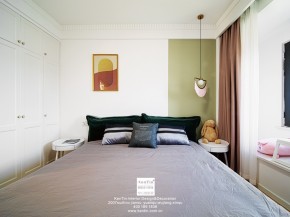 蘇胥灣現(xiàn)代輕奢風格二居室裝修實景案例