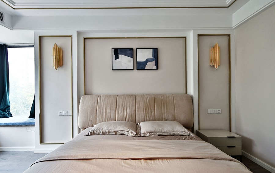 現(xiàn)代簡約風(fēng)格三居室臥室裝修效果圖