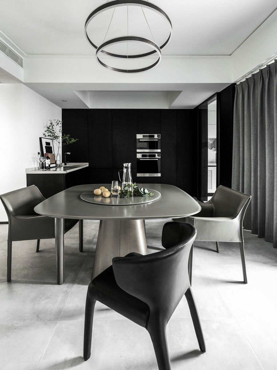 現(xiàn)代簡約風(fēng)格二居室餐廳裝修效果圖