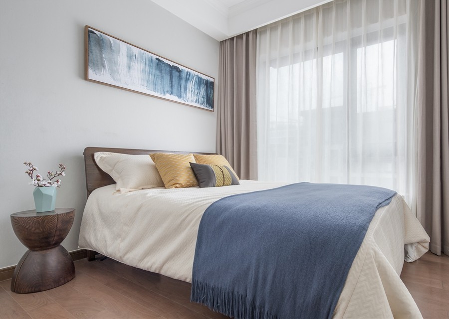 合景映月臺現(xiàn)代簡約風(fēng)格四居室臥室裝修效果圖