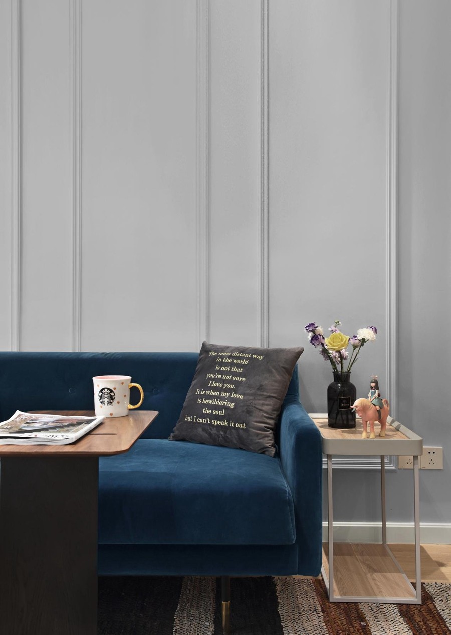 現(xiàn)代簡約風(fēng)格三居室客廳裝修效果圖