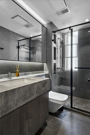 現(xiàn)代簡約風格衛(wèi)生間裝修效果圖