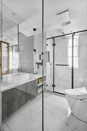 現(xiàn)代簡約風格衛(wèi)生間裝修效果圖