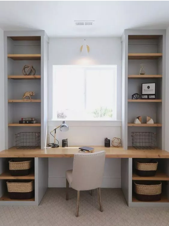 書桌書柜一體如何設(shè)計(jì)？