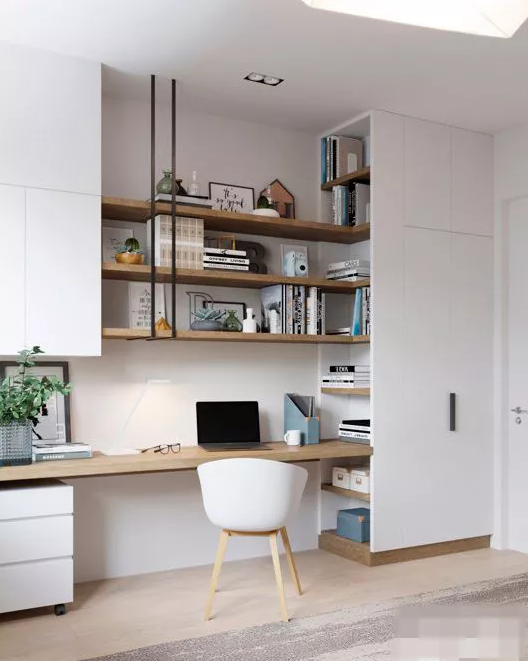 書桌書柜一體如何設(shè)計(jì)？
